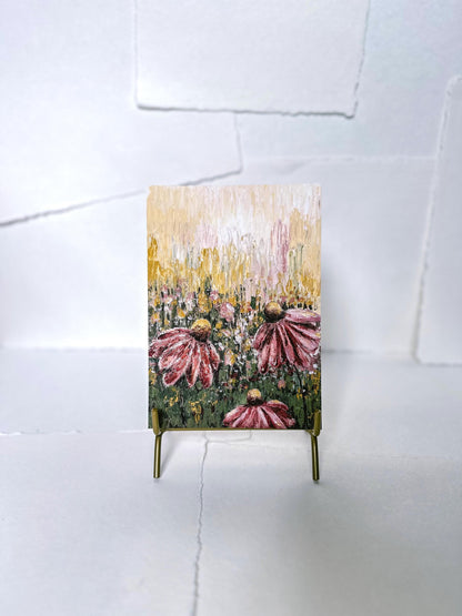 Physical Print - "Cone Flowers"